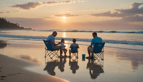 Savez vous pêcher du bord de plage en famille l été ?